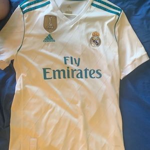 Ronaldo Real Madrid jersey with League and Club World Cup Patches